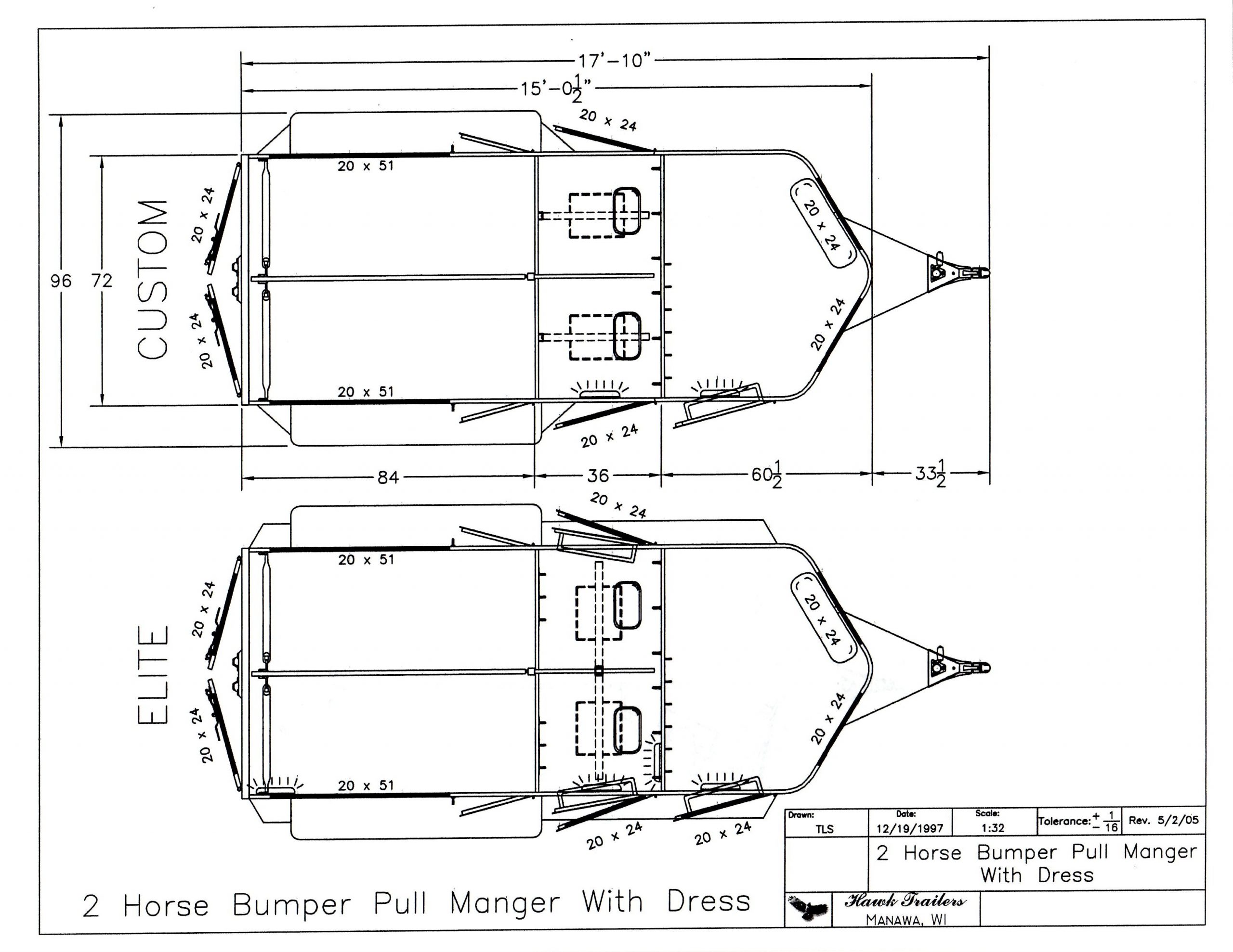 Bumper Pull Hawk Trailers