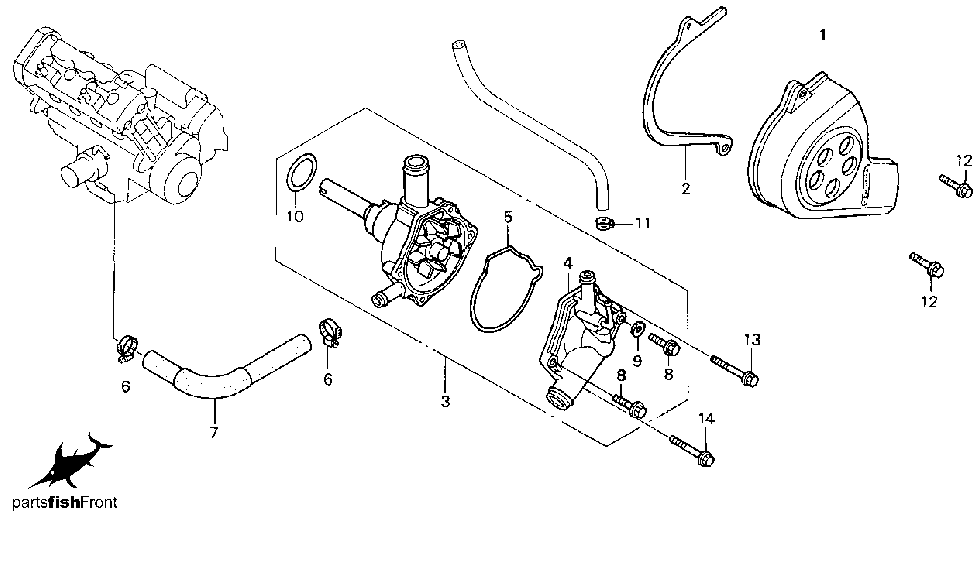 2000 Honda CBR 600 F4 partsfiche