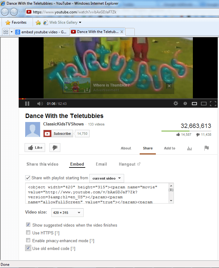 How to embed YouTube video in Powerpoint