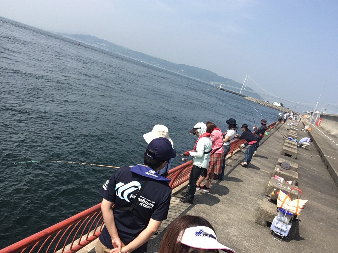 釣り教室＆BBQin 神戸市立平磯海づり公園！！ ハヤブサLady 隼華HAYAKA