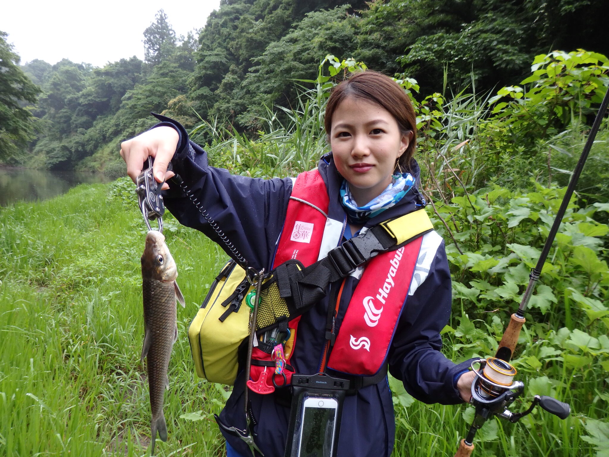 亀山湖バス釣り！！ ハヤブサLady 隼華HAYAKA