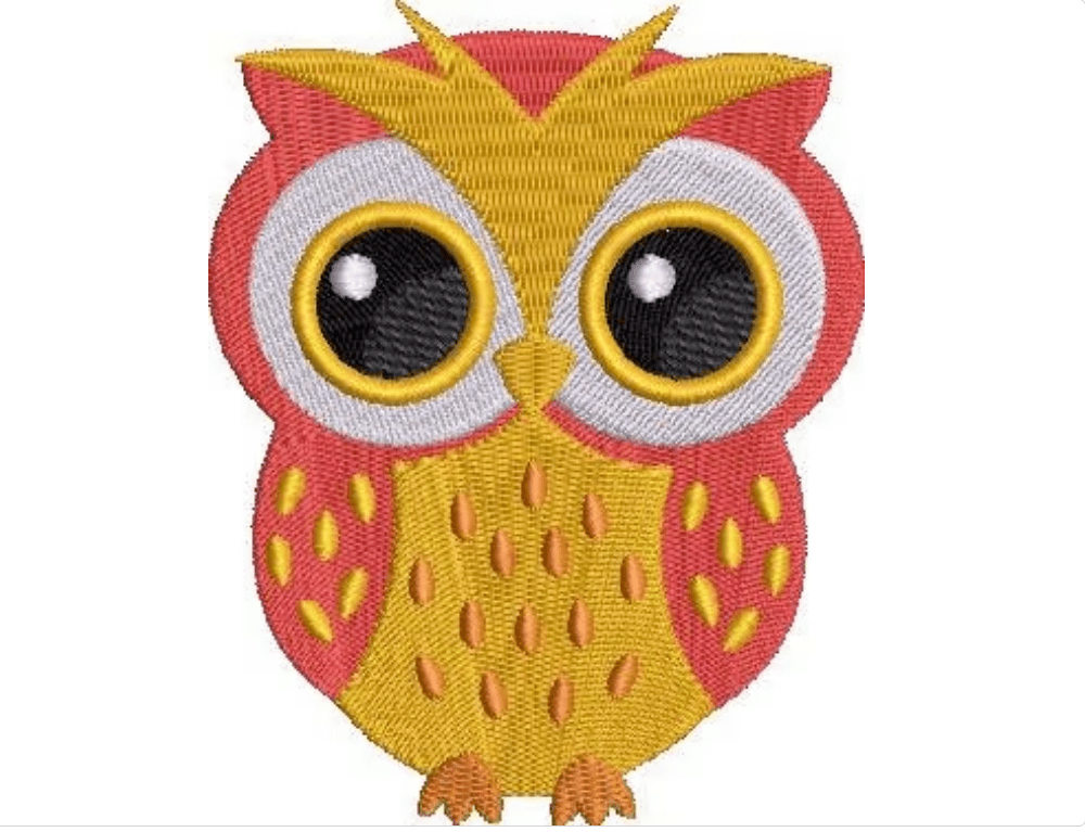 Free Owl Embroidery Design