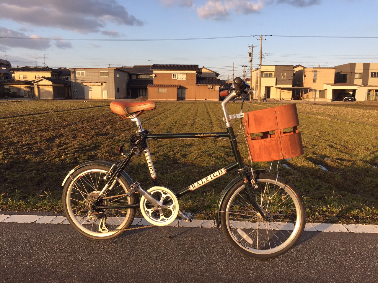自転車に木製カゴ作ってみました！ HAYASHI SEISAKUSHO