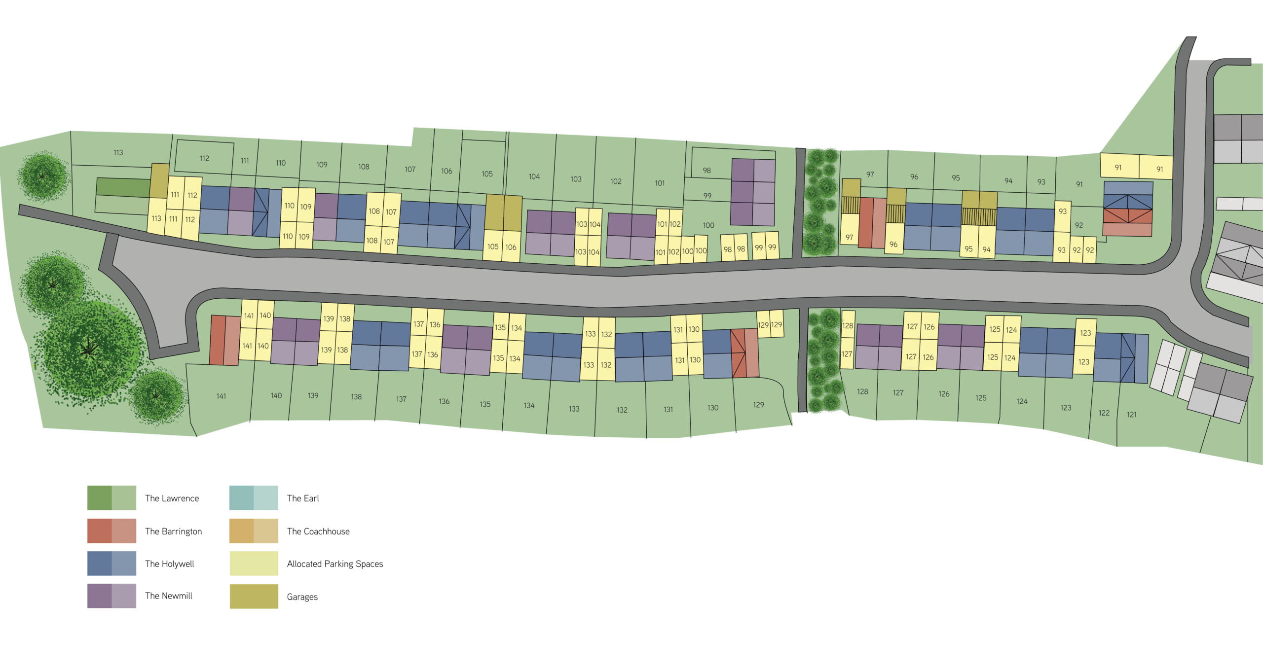 New Build Houses Hay Common Launceston Cornwall