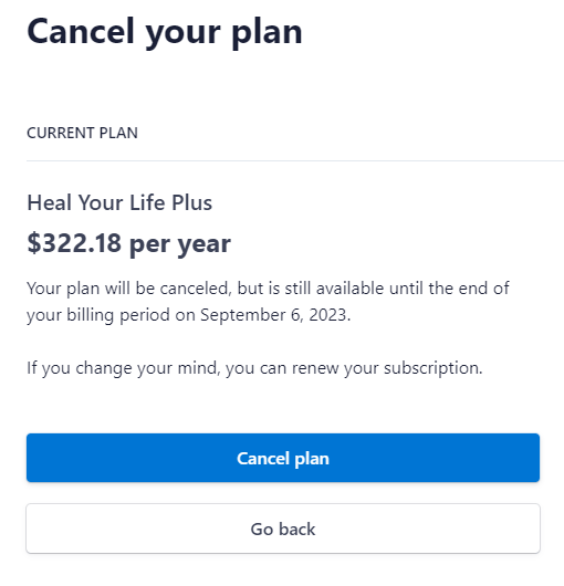How Do I Cancel My Heal Your Life+ Membership? Hay House