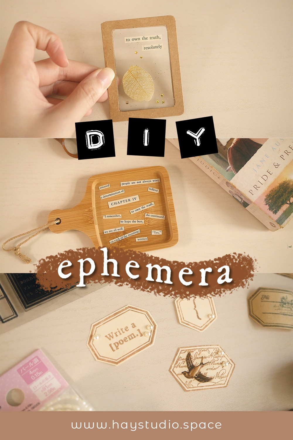 Creative DIY Ephemera Ideas for Journaling & Scrapbooking to Try Now ⋆ HAY studio