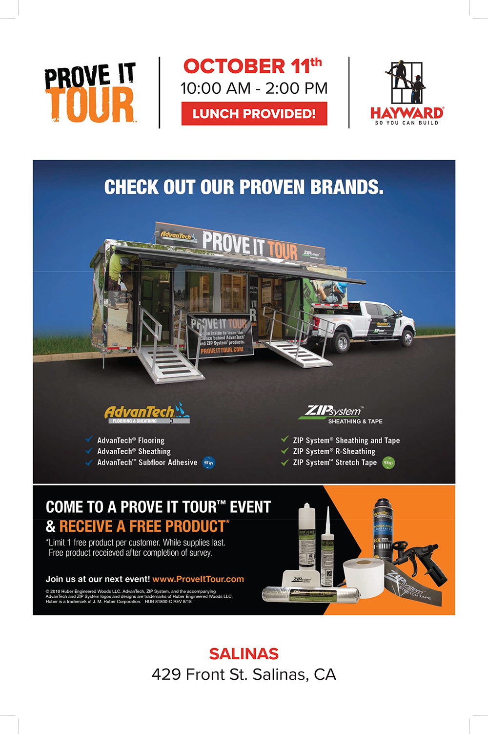 Prove It Tour Salinas Hayward Lumber
