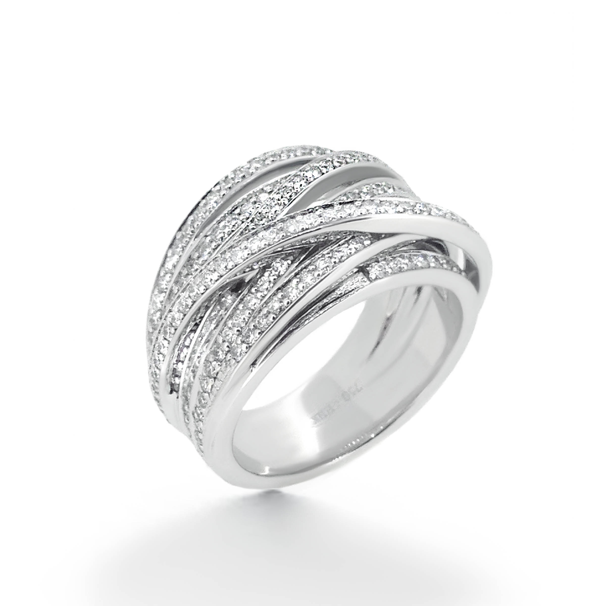 Layered Diamond Dress Ring Haywards of Hong Kong