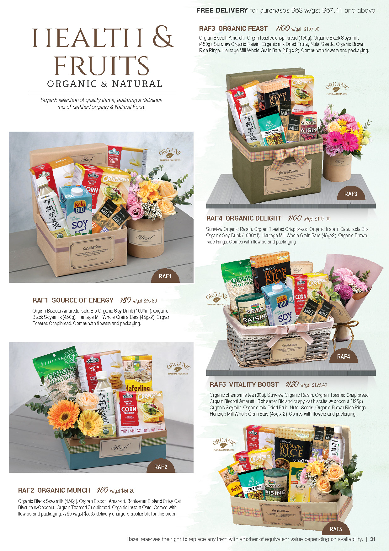 Catalogues Hazel Florist & Gifts Pte Ltd