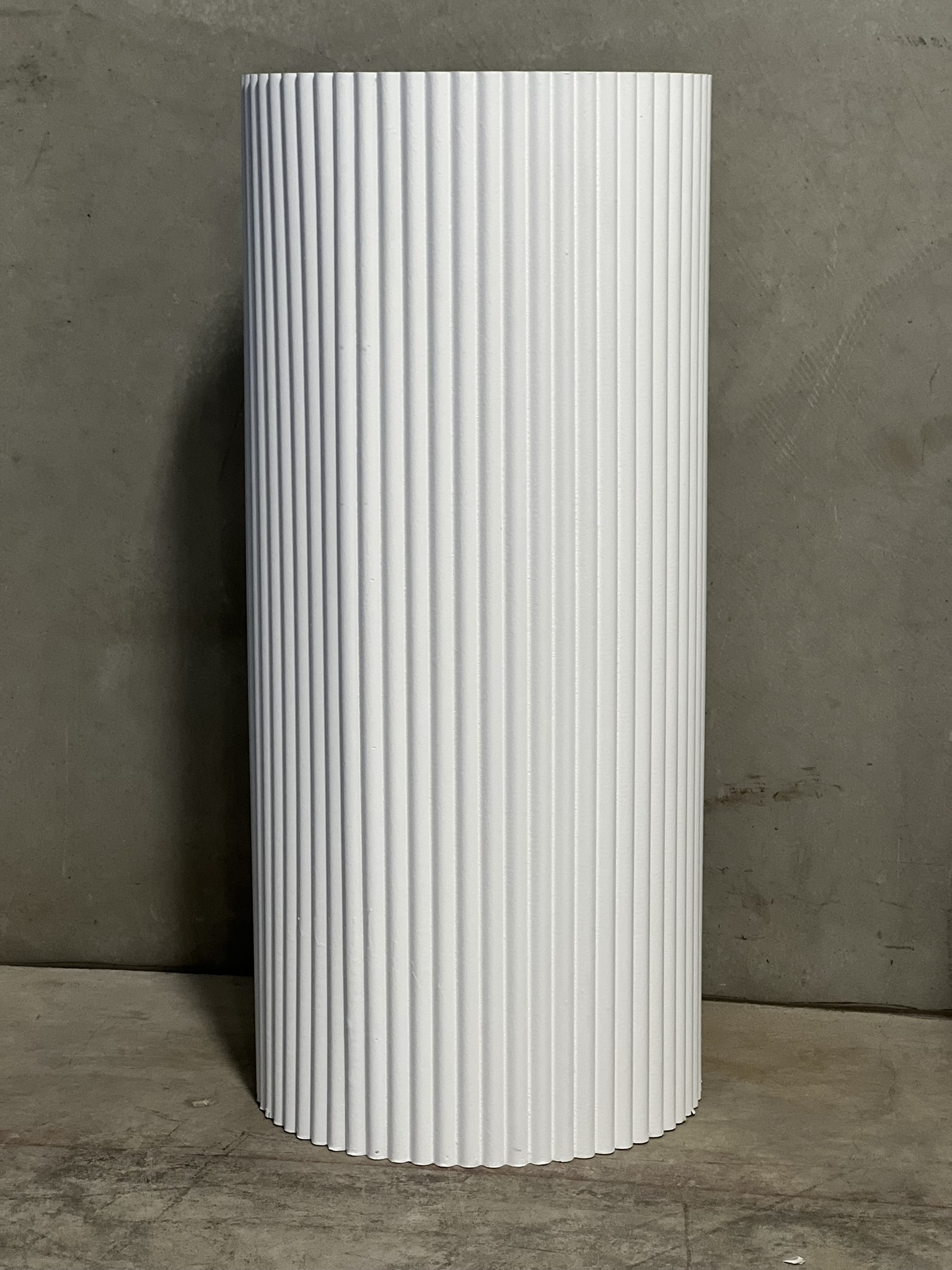 White Ripple Plinths Hazel Events Prop Hire Melbourne