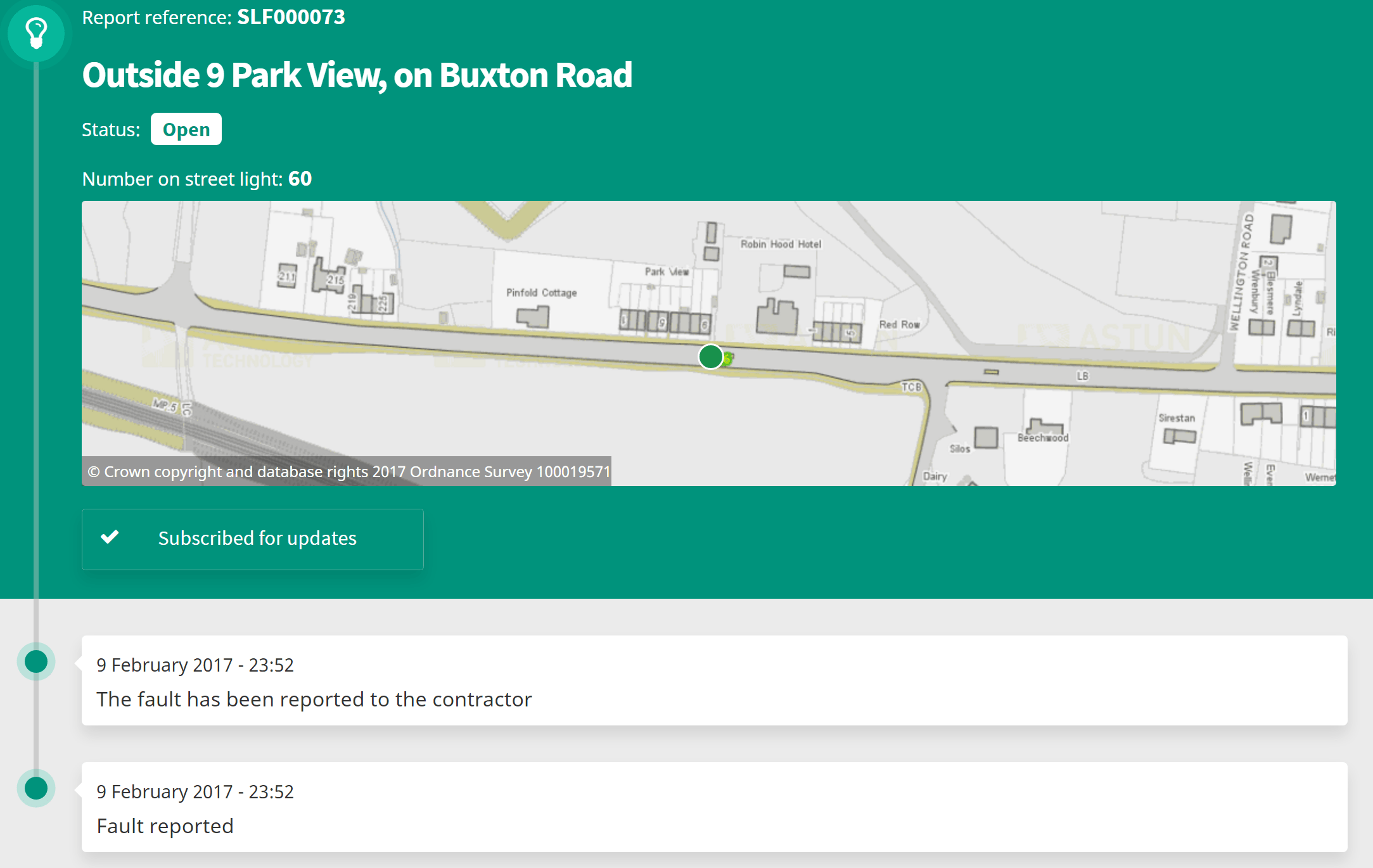 Street Light Tracking and Council Tax Live Hazel Grove Ward Liberal