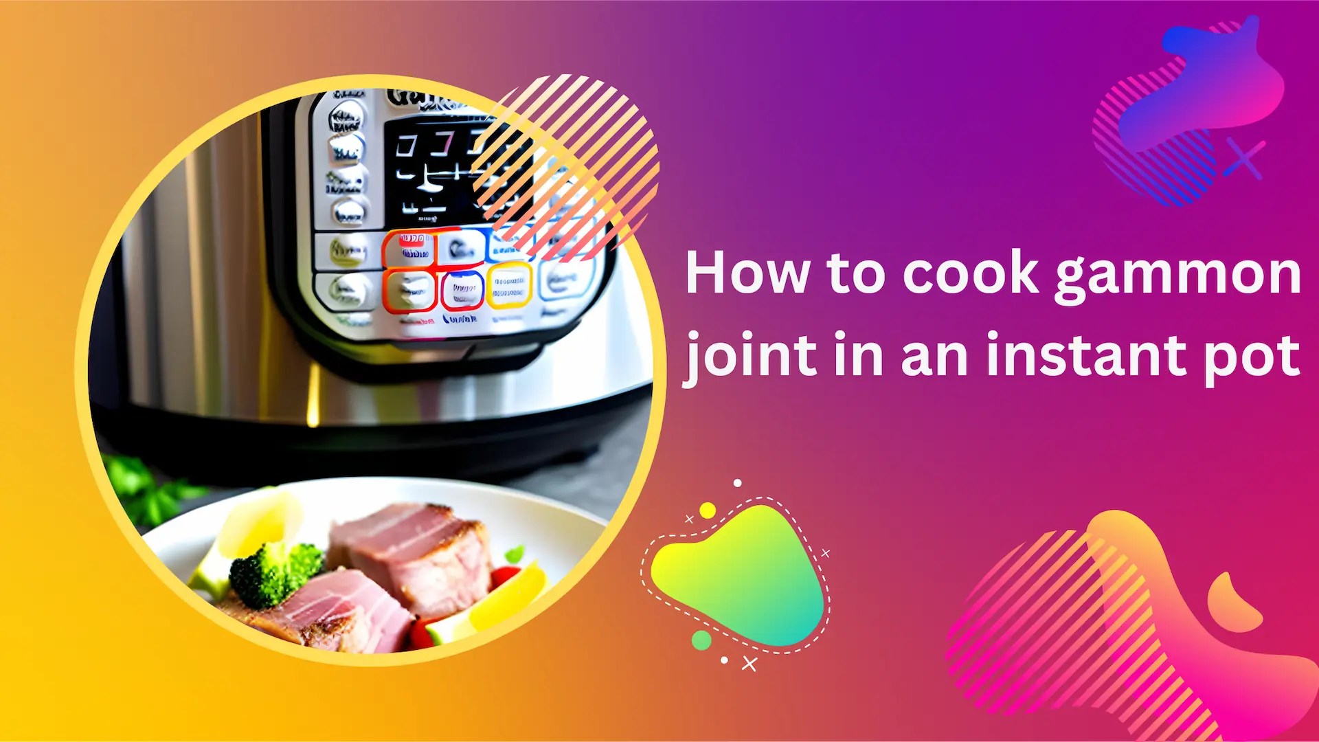 How To Cook Gammon Joint In An Instant Pot Easy Recipe!