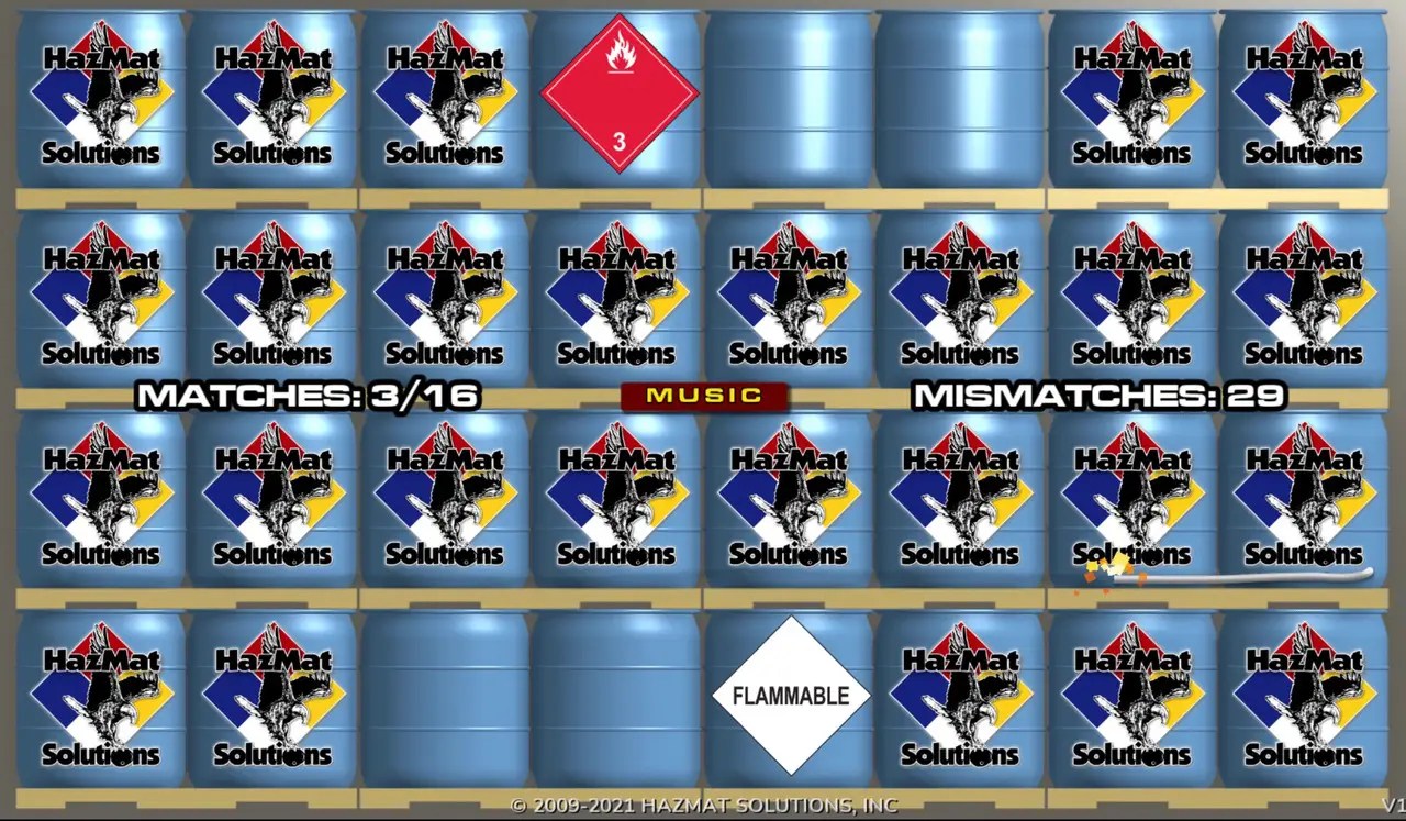 Free HazMat Training Games For General Industry And First Responders » HazMat Solutions Inc.