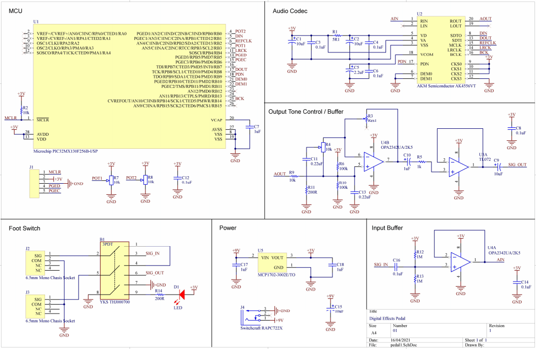 Digital Effects Pedal | haztro blog thing