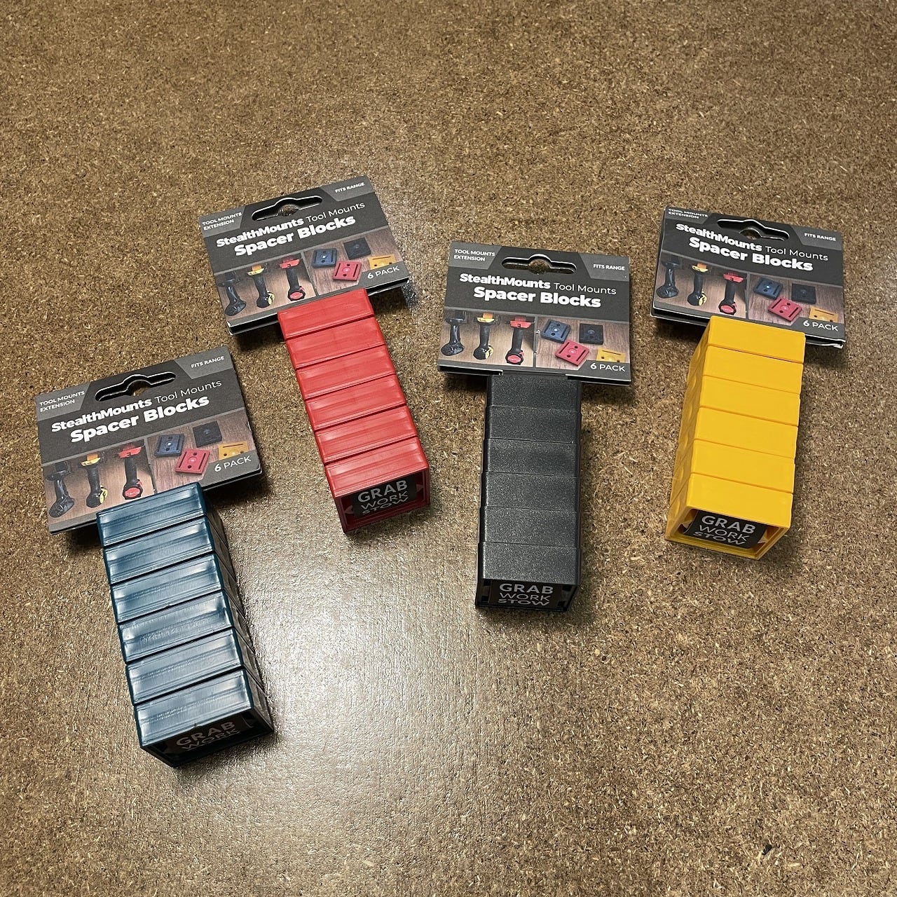 ツールマウントスペーサーブロック×6個入り StealthMounts DIAMONDBACK正規代理店 世界の珍道具屋 HBtools