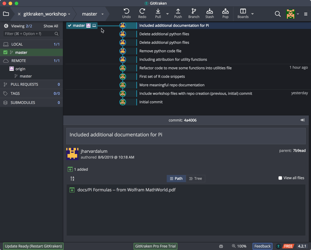 Git(hub) Remote Introduction to Version Control (GitKraken/Github)