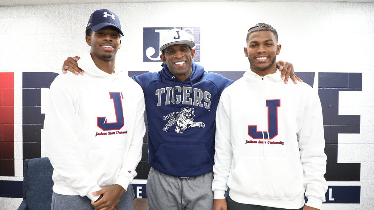 Shilo Sanders joining Deion Sanders at Jackson State HBCU Gameday