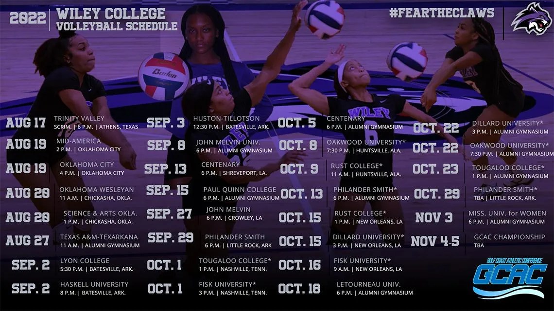 Wiley Volleyball reveals 2022 schedule