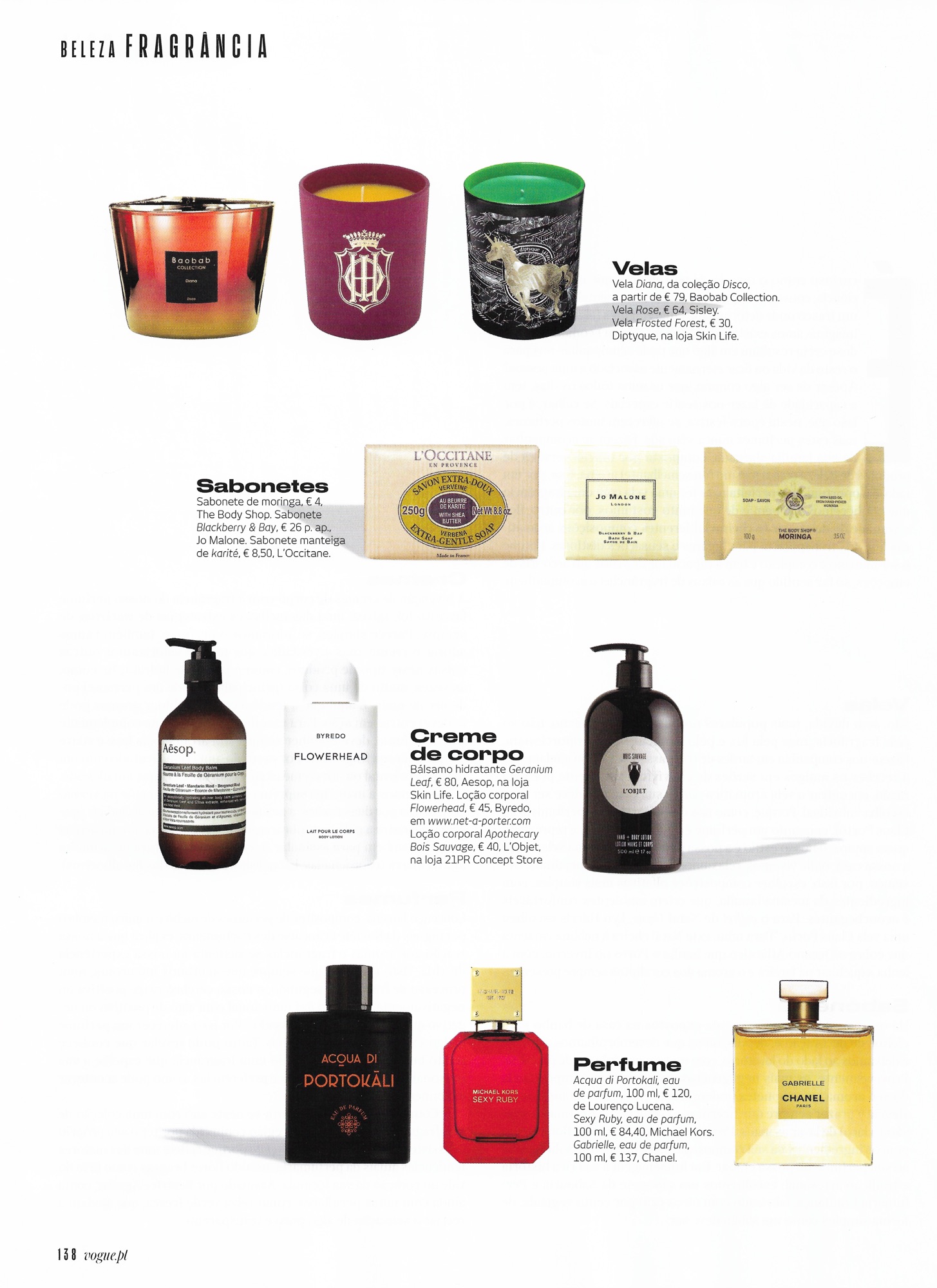 VOGUE, December 2017 HB DESIGN BRANDS