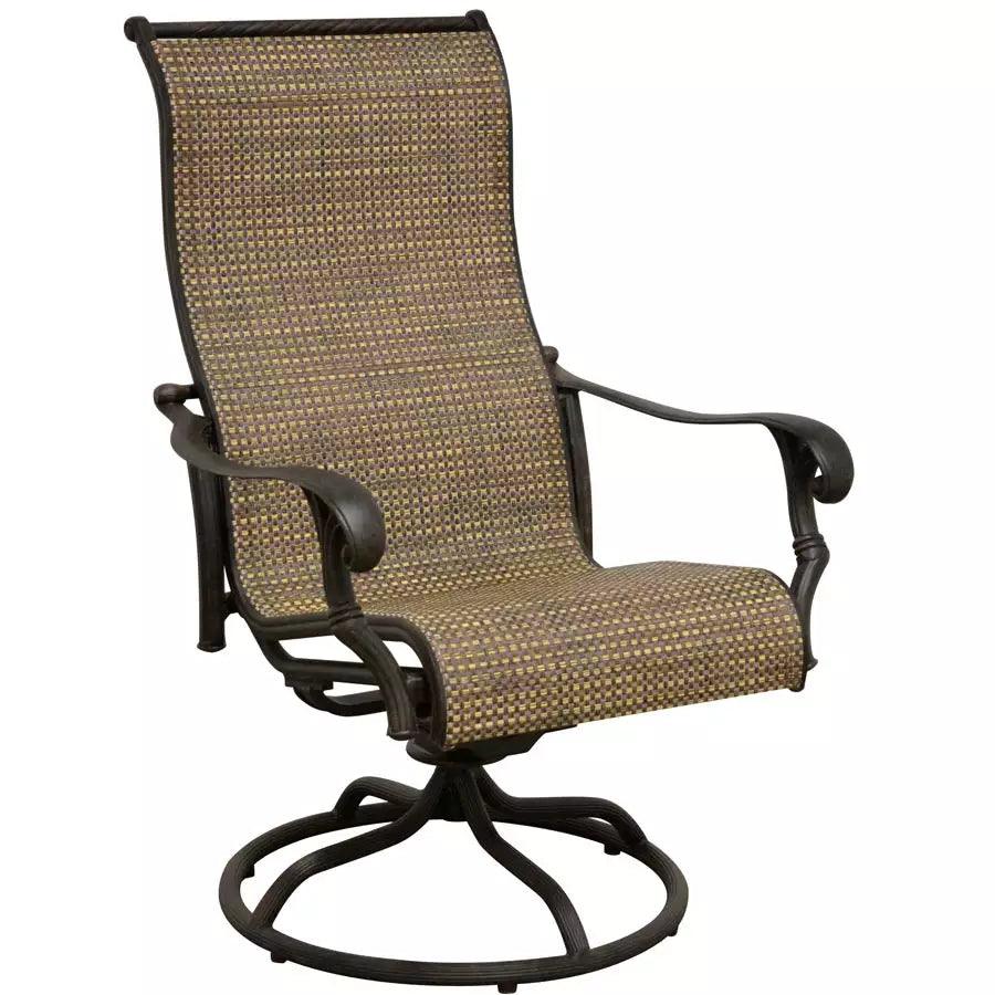 High Back Swivel Rocking Chair