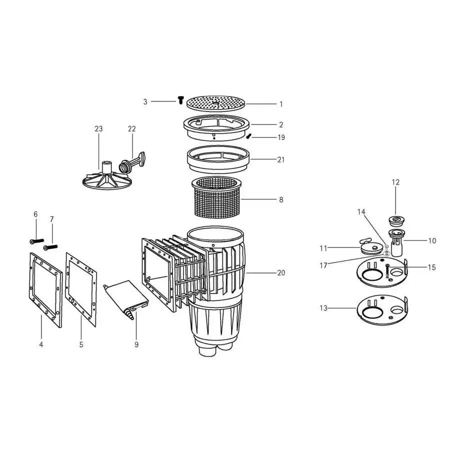 Jacuzzi Skimmer Parts PMT Skimmer