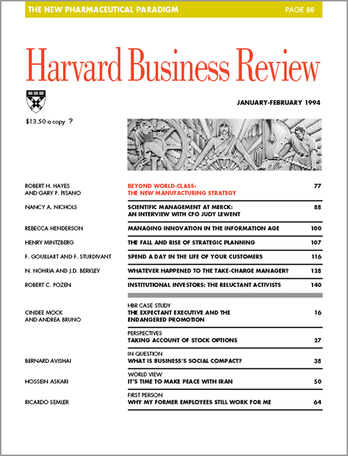 The Fall And Rise Of Strategic Planning