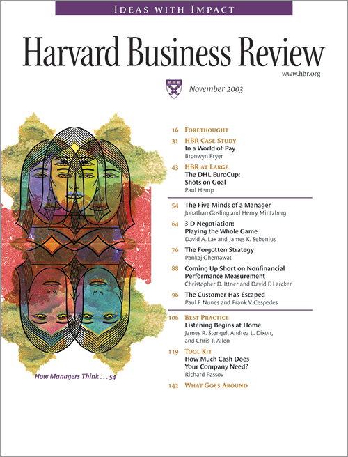 Coming Up Short on Nonfinancial Performance Measurement
