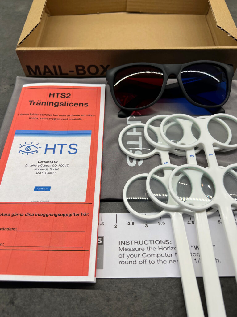 För kliniken/mottagningen HTS Home Vision Therapy System