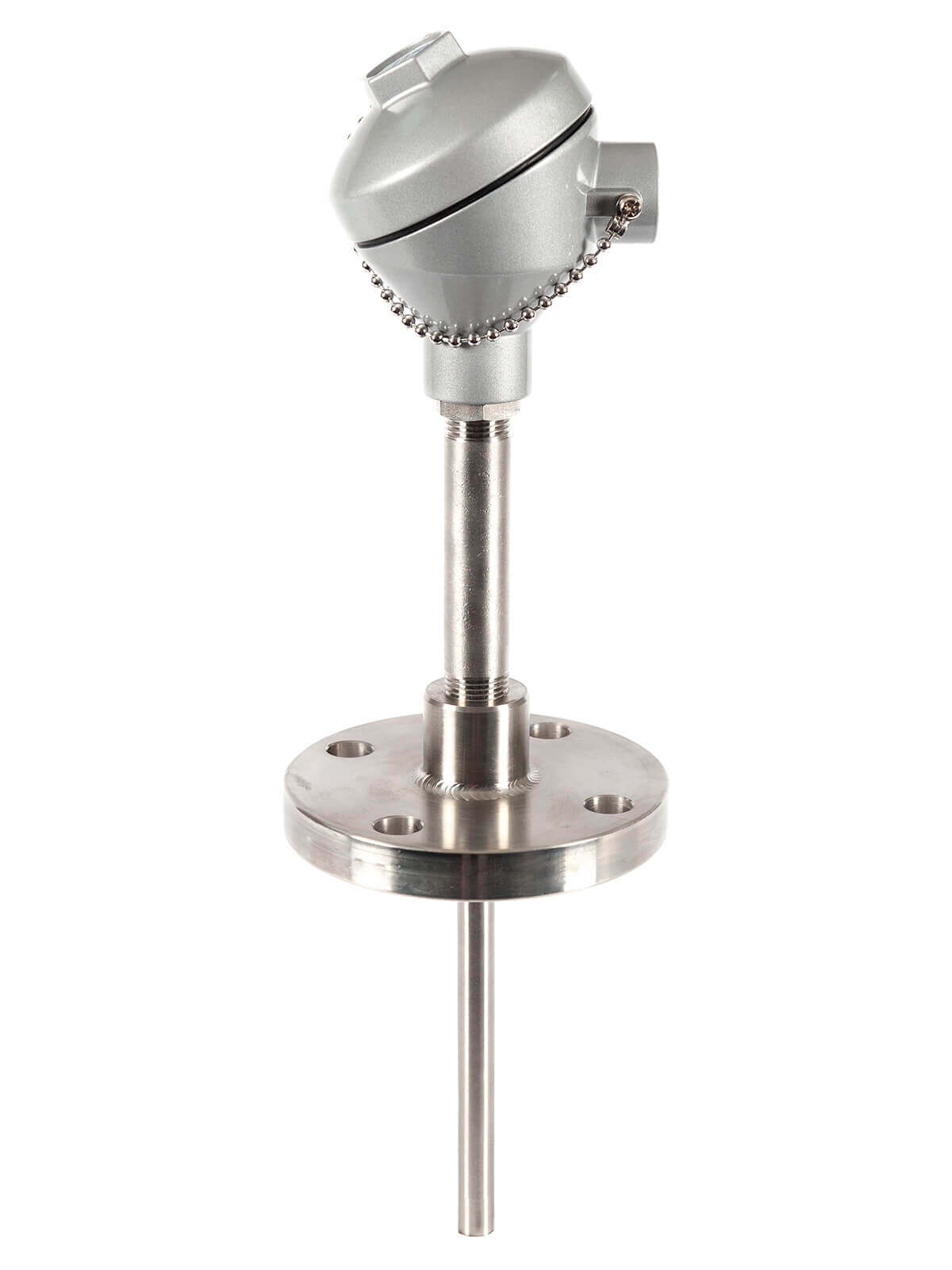 Thermocouple Sensor with Fabricated Flanged Thermowell H&B Sensors