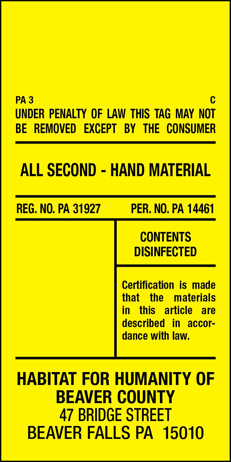Law Label Samples, Pricing and Order Form H.B. South Printing