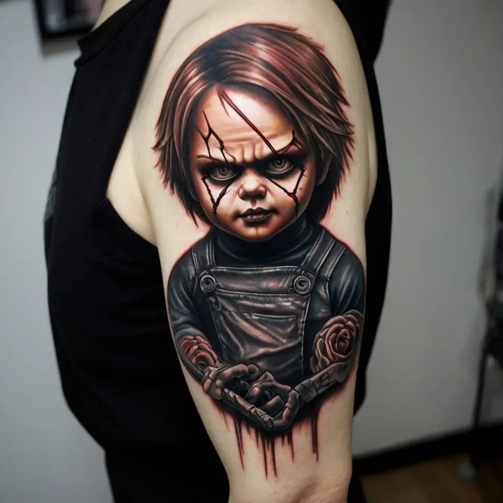 Chucky Tattoos Meaning, Significance (52 Designs) HBTat2