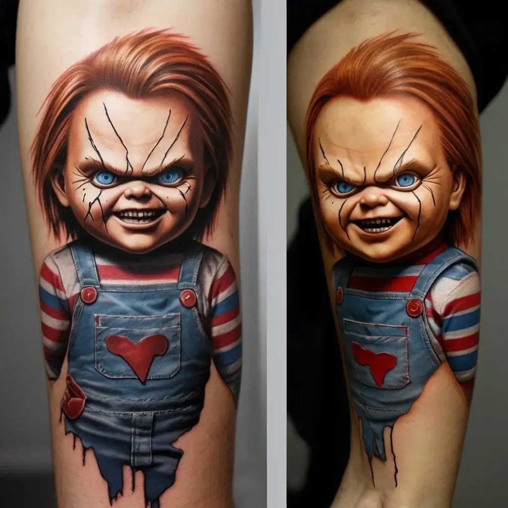 Chucky Tattoos Meaning, Significance (52 Designs) HBTat2