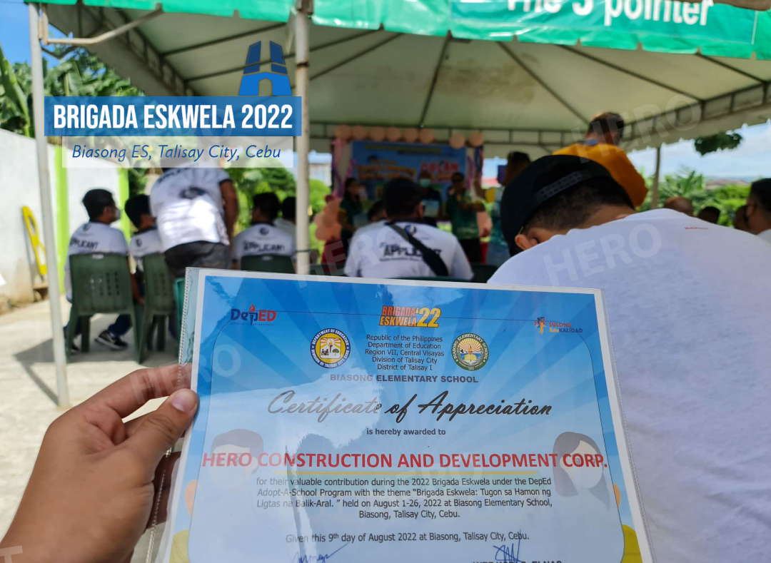 HERO supports Brigada Eskwela 2022