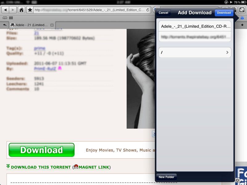 How to configure dropbox downloader for transmission leadersper