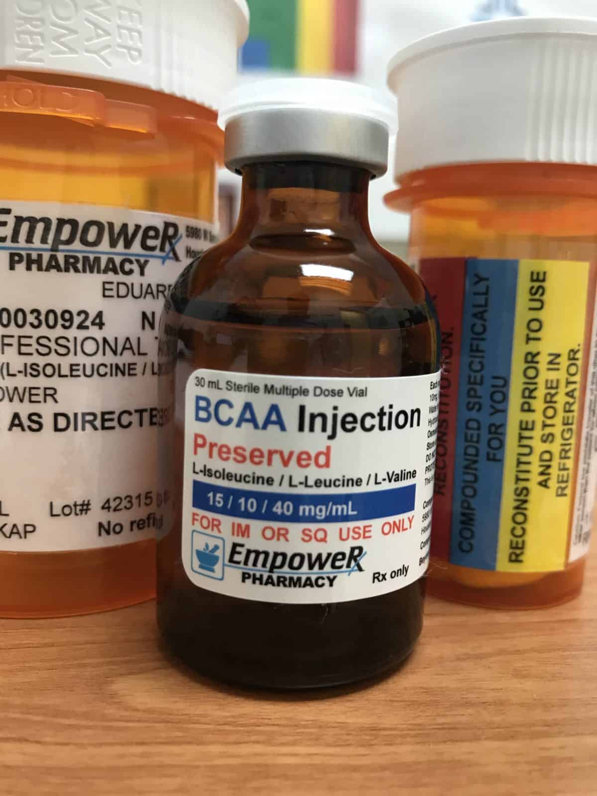 BCAA Miami. BCAA Injection in Miami for Muscle Mass & Weight Loss.