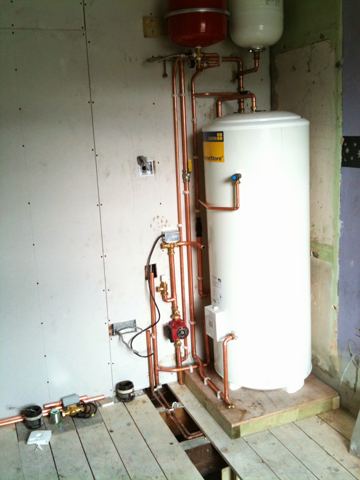 Boiler System Unvented Cylinder Boiler System