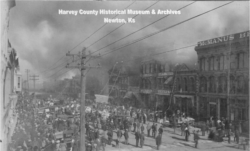 Ruins of Fire August 4, 1914 Harvey County Historical Society