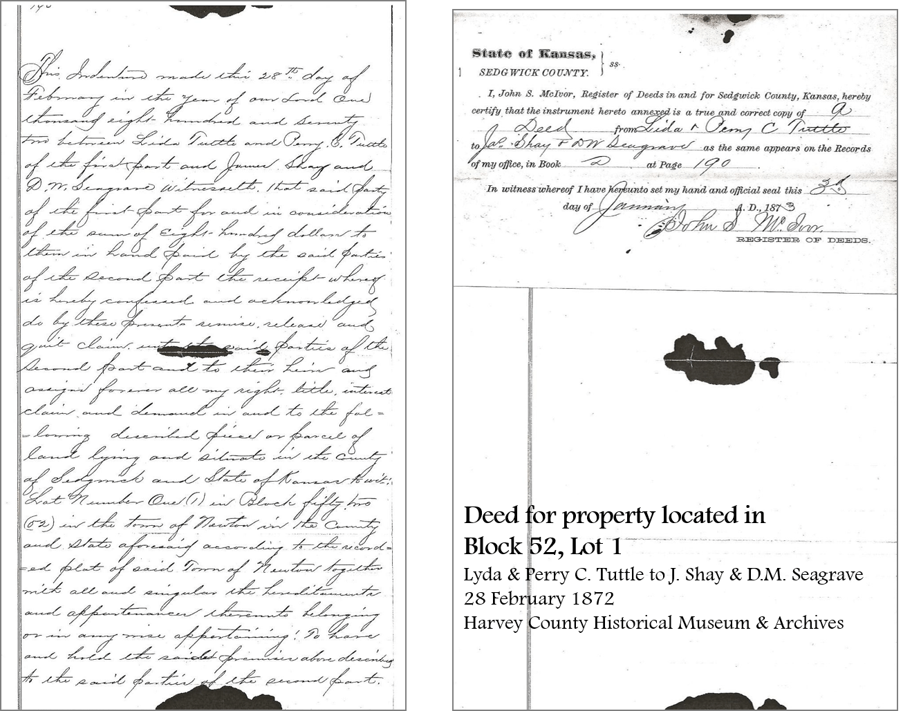 The Full and Graphic Account Newton's Bloody Sunday, Part 2 Harvey