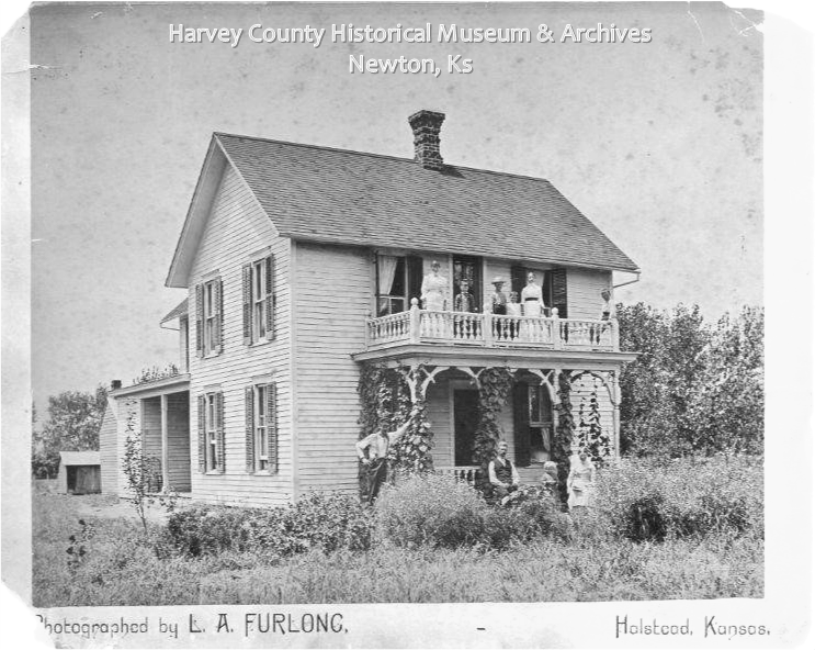 Snapshot in time Kirk Family Harvey County Historical Society