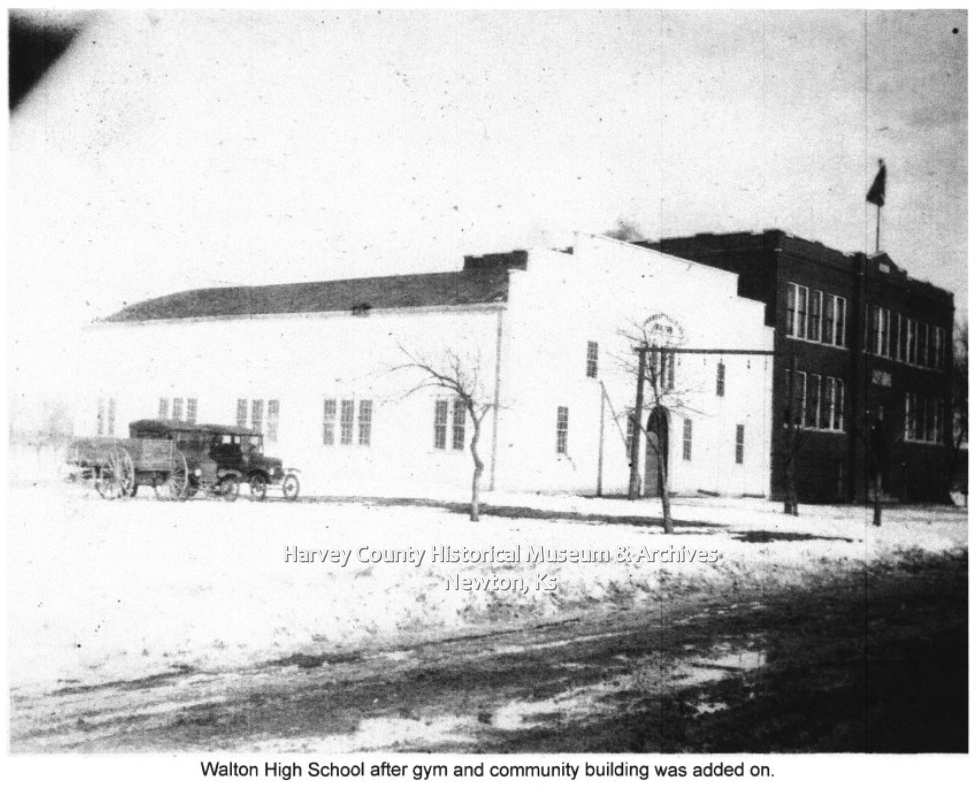 The Old Basketball Gym Walton, Kansas Harvey County Historical Society
