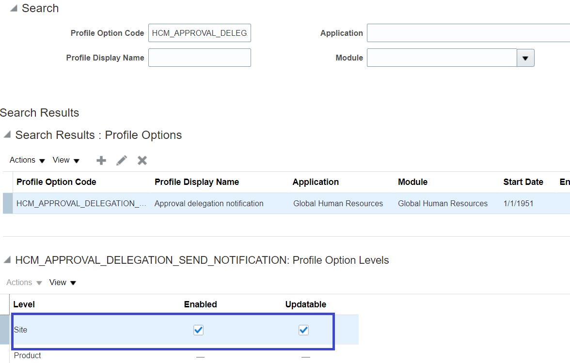 Delegate Approval Notifications
