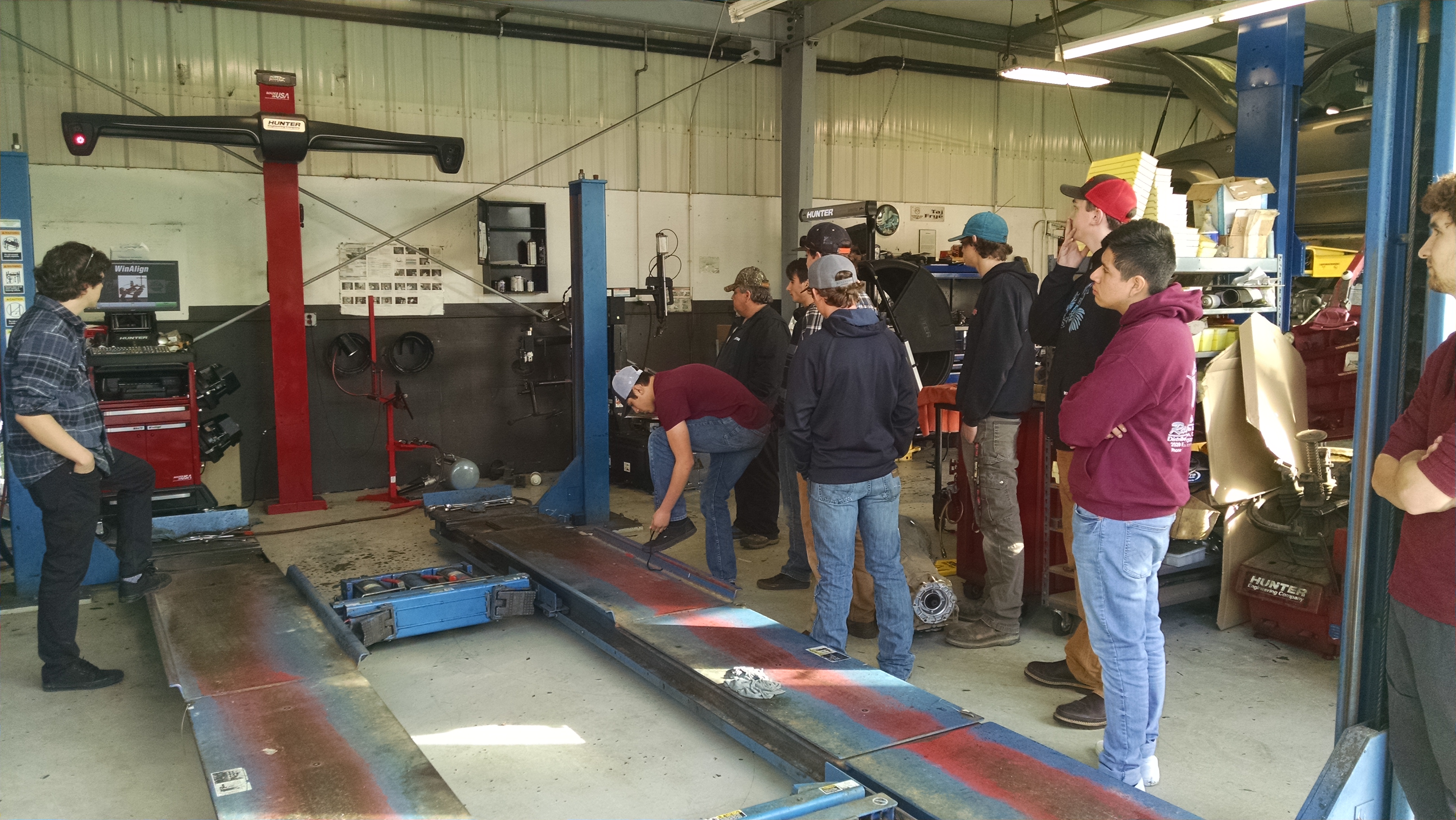 EHS Auto Shop Students Visit Lithia Dealership Humboldt County Office
