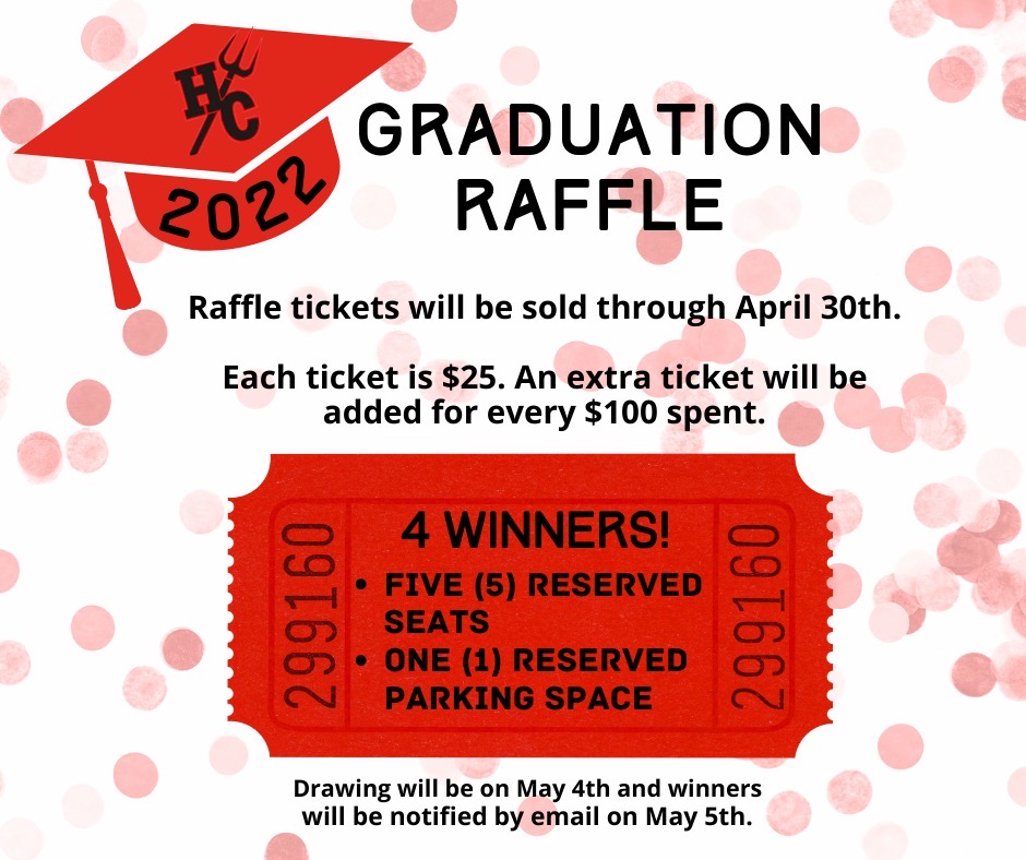 Boosters Graduation Seat & Parking Raffle Hinsdale Central PTO