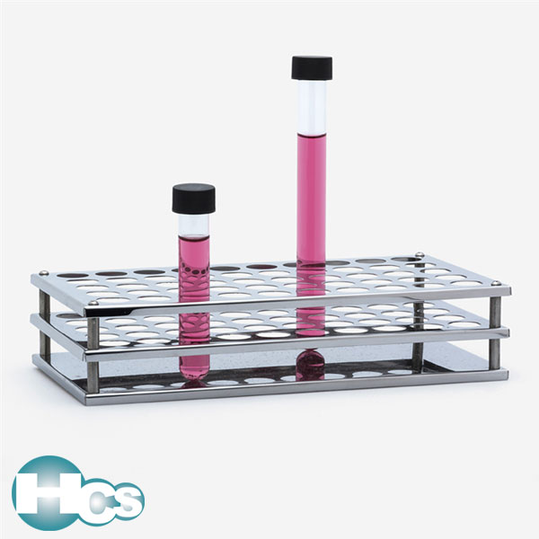 Test Tube Rack, stainless steel, Isolab HCS Scientific & Chemical Pte Ltd