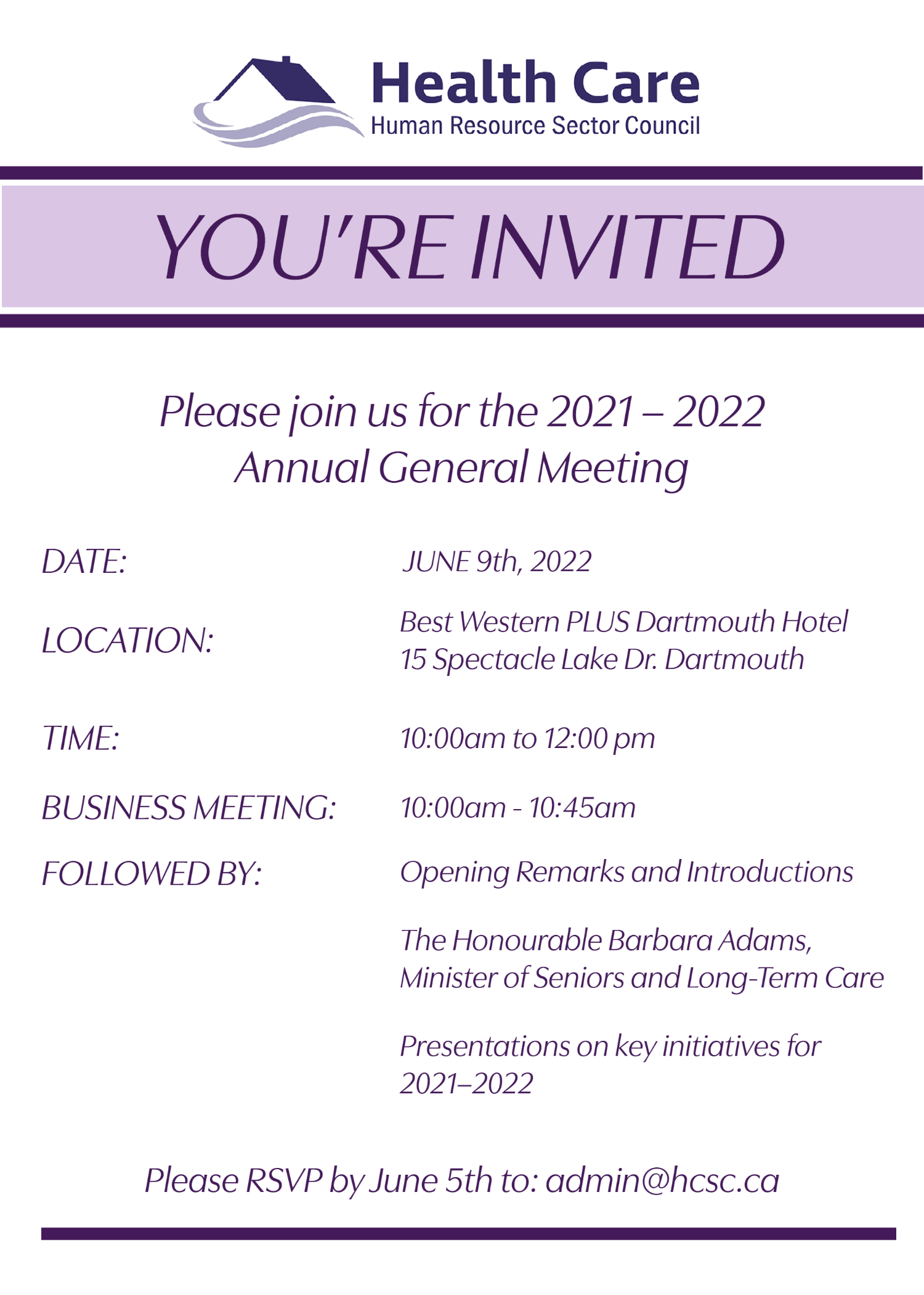 Health Care Human Resources Sector Council