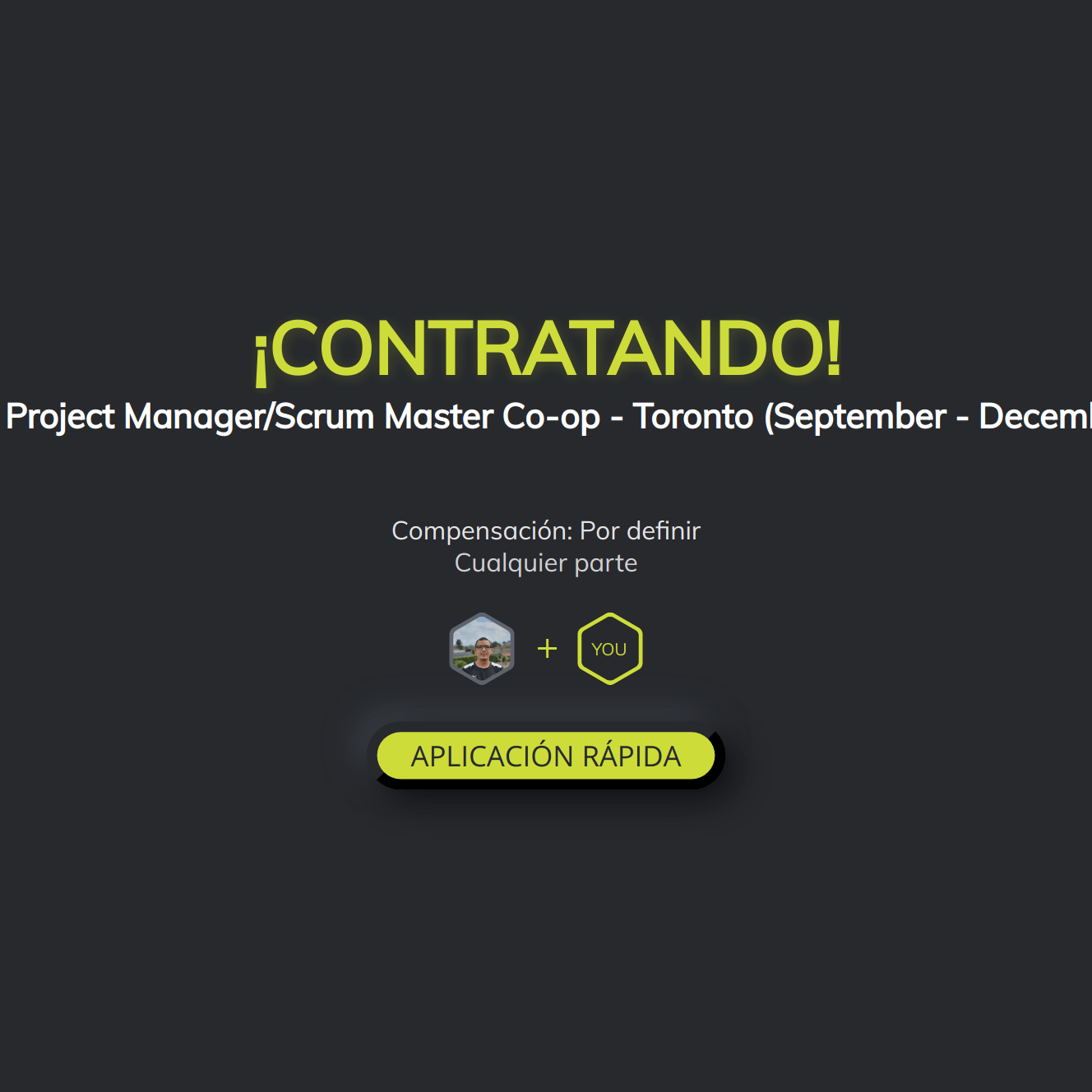 Junior Project Manager/Scrum Master Coop Toronto