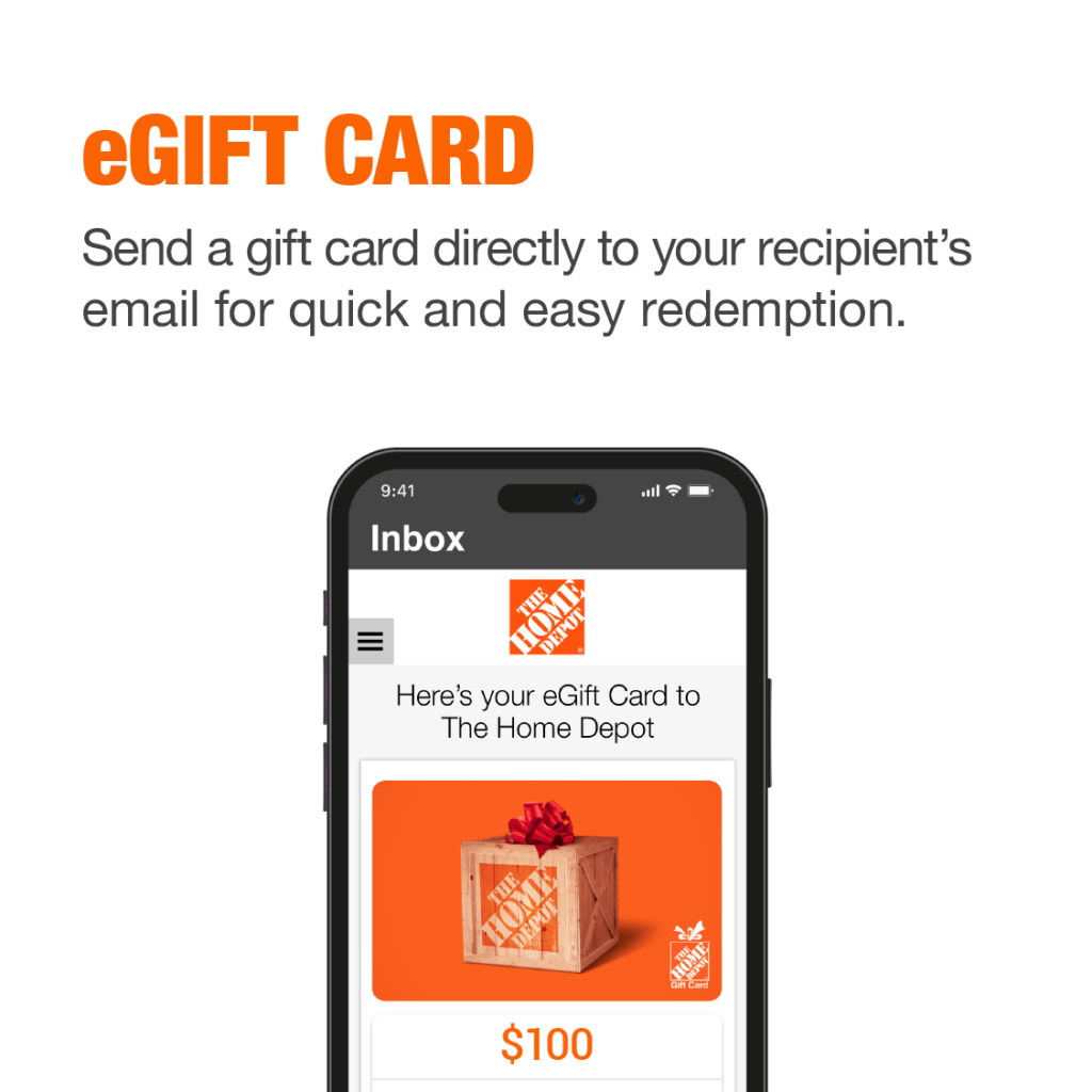 CARD OPTIONS Home Depot Corporate Gift Cards