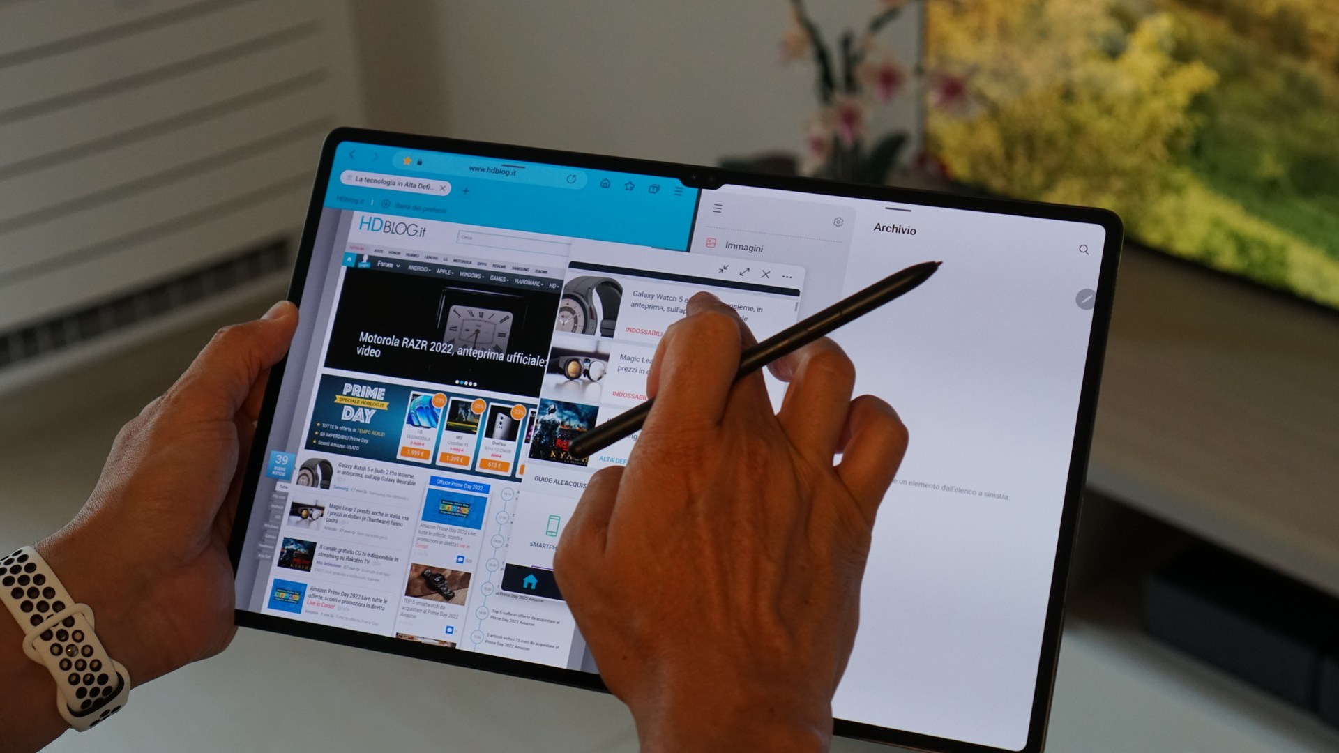 I Galaxy Tab S7 e S8 si aggiornano con la One UI 5.1, anche in Italia