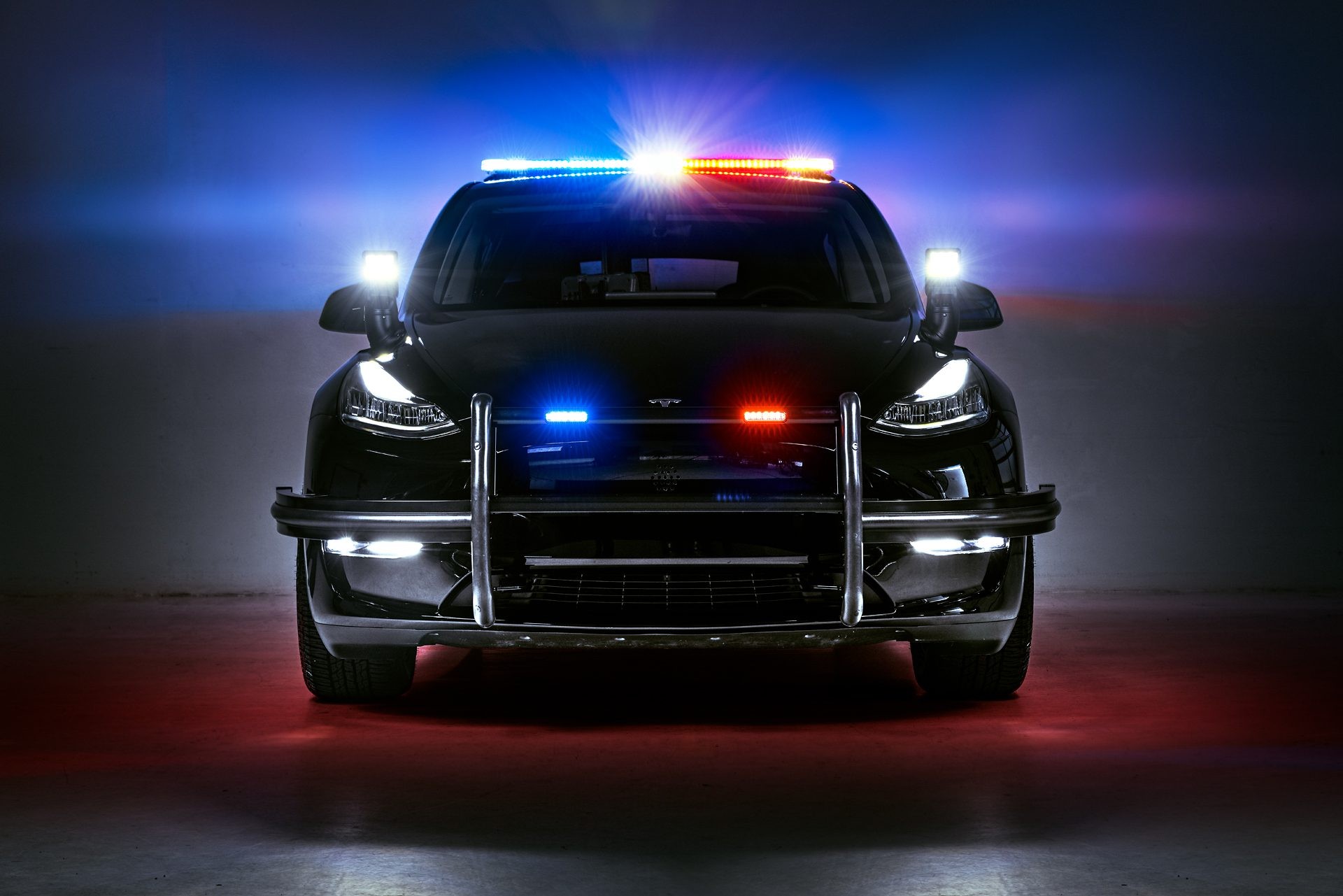 Unplugged Performance's UPfit Customized Tesla Model Y Police Cars for