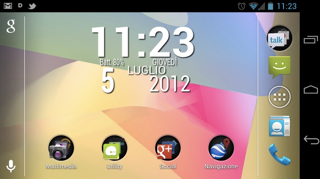 Arriva il Launcher Jelly Bean con rotazione orizzontale